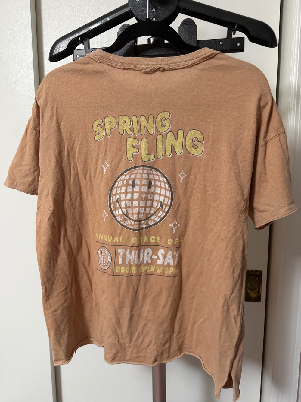 Girl's Washed Tan Graphic Tee - Spring Fling - Picture 6 of 10